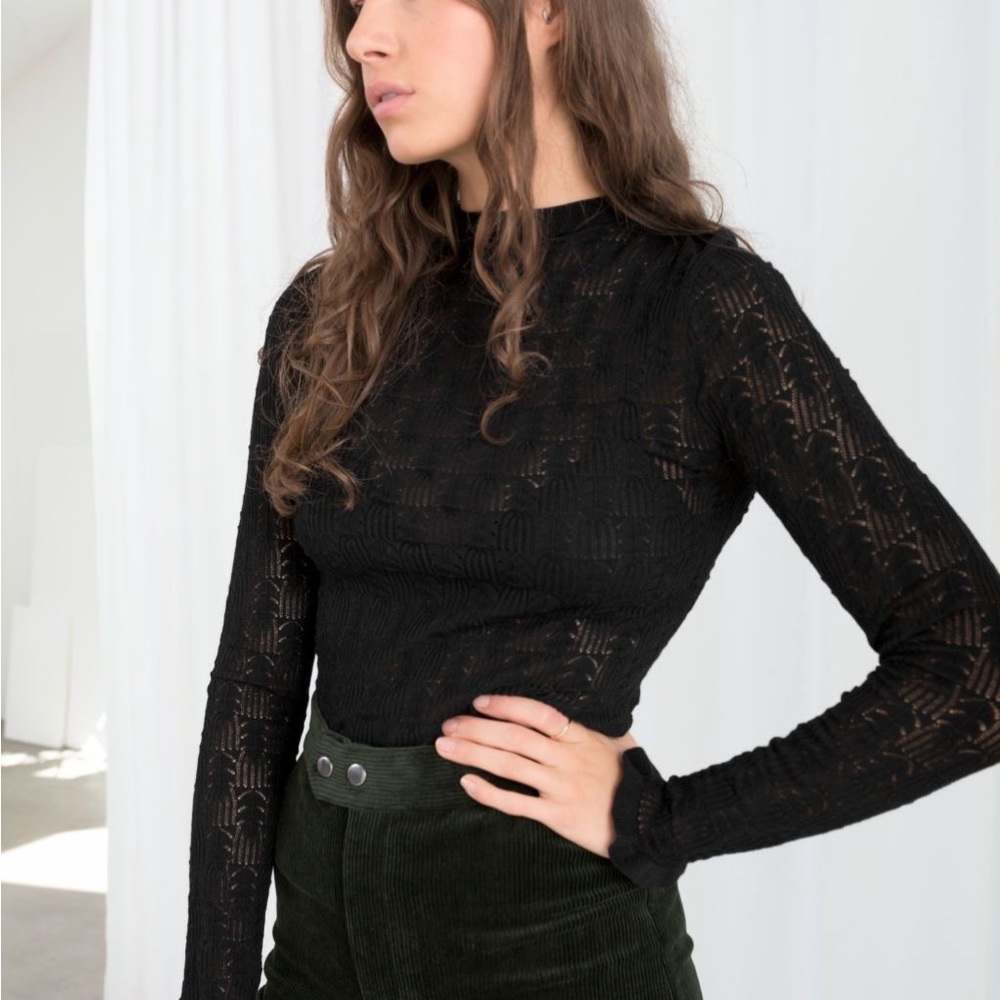 ISO Eyelet Knit Top by & Other Stories